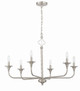 Craftmade - 57026-BNK - Six Light Chandelier - Jolenne - Brushed Polished Nickel