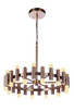 Simple Lux LED Chandelier (57524-SB-LED)