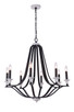 Esme Eight Light Chandelier (57628-FBMWW)