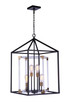 Aaron Four Light Pendant (58094-FBSB)