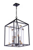 Aaron Four Light Pendant (58094-FBSB)