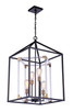 Aaron Four Light Pendant (58094-FBSB)
