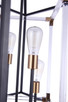 Aaron Four Light Pendant (58094-FBSB)