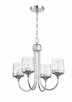 Craftmade - 58124-CH - Four Light Chandelier - Wrenn - Chrome