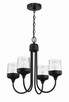 Craftmade - 58124-FB - Four Light Chandelier - Wrenn - Flat Black