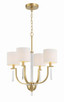 Fortuna Four Light Chandelier (58224-SB)