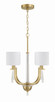 Fortuna Four Light Chandelier (58224-SB)