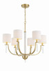 Fortuna Six Light Chandelier (58226-SB)