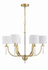 Fortuna Six Light Chandelier (58226-SB)