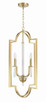 Fortuna Four Light Foyer Pendant (58234-SB)