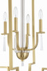 Fortuna Four Light Foyer Pendant (58234-SB)