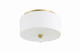 Fortuna Two Light Flushmount (58282-SB)