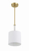 Fortuna One Light Mini Pendant (58291-SB)