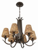 Kokomo Six Light Chandelier (58326-ABZ)