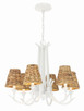Kokomo Six Light Chandelier (58326-MWW)