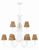 Kokomo Nine Light Chandelier (58329-MWW)