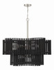 Freeform Ten Light Chandelier (58410-PLNBWN)