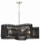 Freeform Five Light Chandelier (58426-PLNBWN)