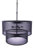 Mesh Nine Light Pendant (58999-FB)
