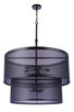 Mesh Nine Light Pendant (58999-FB)