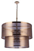 Mesh Nine Light Pendant (58999-SB)
