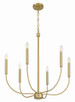 Traci Six Light Chandelier (59826-SB)