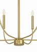 Traci Six Light Chandelier (59826-SB)
