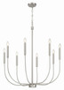 Craftmade - 59828-BNK - Eight Light Chandelier - Traci - Brushed Polished Nickel