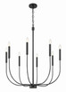 Craftmade - 59828-FB - Eight Light Chandelier - Traci - Flat Black
