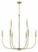 Traci Nine Light Chandelier (59829-SB)