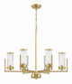 Whittley Six Light Chandelier (60126-SB)
