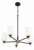 Council Five Light Chandelier (60325-FBSB)