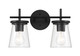 Craftmade - 60402-FB - Two Light Vanity - Connell - Flat Black