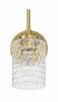 Claire One Light Wall Sconce (60501-SB)