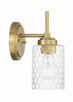 Claire One Light Wall Sconce (60501-SB)