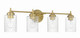 Claire Four Light Vanity (60504-SB)