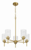 Claire Five Light Chandelier (60525-SB)
