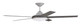 Craftmade - DLY60PN5 - 60 Ceiling Fan - Delaney - Painted Nickel