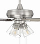 Eos Clear 4 Light 52" Ceiling Fan (ECF104BNK5-DWWLN)