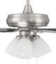 Eos Frost 4 Light 52" Ceiling Fan (ECF114BNK5-BNGW)