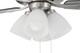 Eos Frost 4 Light 52" Ceiling Fan (ECF114BNK5-BNGW)