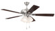 Eos Frost 4 Light 52" Ceiling Fan (ECF114BNK5-DWWLN)