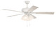 Eos Frost 4 Light 52" Ceiling Fan (ECF114W5-WWOK)