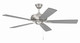 Craftmade - ECF52BNK5-BNGW - 52 Ceiling Fan - Eos - Brushed Polished Nickel
