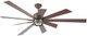 Craftmade - KAT72ESP9-WLN - 72 Ceiling Fan - Katana 72 - Espresso