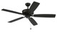 Craftmade - OP52FB5 - 52 Outdoor Ceiling Fan - Outdoor Pro Plus 52 - Flat Black