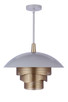 Sculptural Statement Pendants LED Pendant (P1010MWWMG-LED)