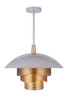 Sculptural Statement Pendants LED Pendant (P1010MWWMG-LED)
