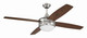 Craftmade - PHZ52BNK4 - 52 Ceiling Fan - Phaze II 4- Blade - Brushed Polished Nickel