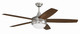 Craftmade - PHZ52BNK5 - 52 Ceiling Fan - Phaze II 5- Blade - Brushed Polished Nickel